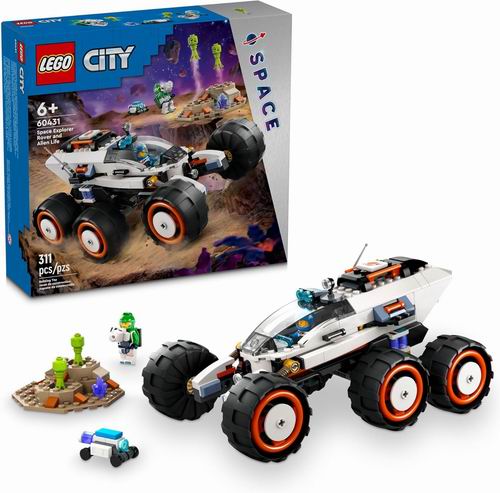  史低价！LEGO 乐高 60431 太空系列 太空探测车 29.94加元（原价 44.99加元）
