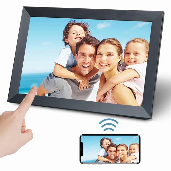  历史新低！KEDEEK 10.1英寸 WiFi IPS 触摸屏电子相框4.5折 49.49加元包邮！会员专享！