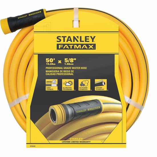  Stanley 史丹利 Fatmax 500 PSI 50英尺专业级庭院水管6.7折 39.98加元包邮！