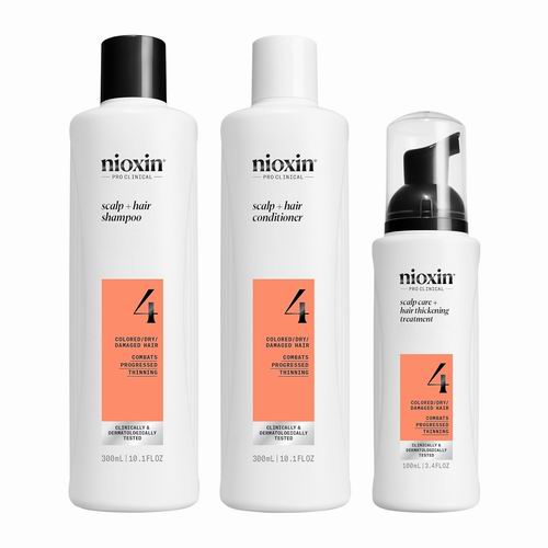  Nioxin 丽康丝 4号系列 专业防脱发洗发水 300毫升+防脱发护发素 300毫升+头皮固发精华液 100毫升 39.99加元（原价 49.99加元）