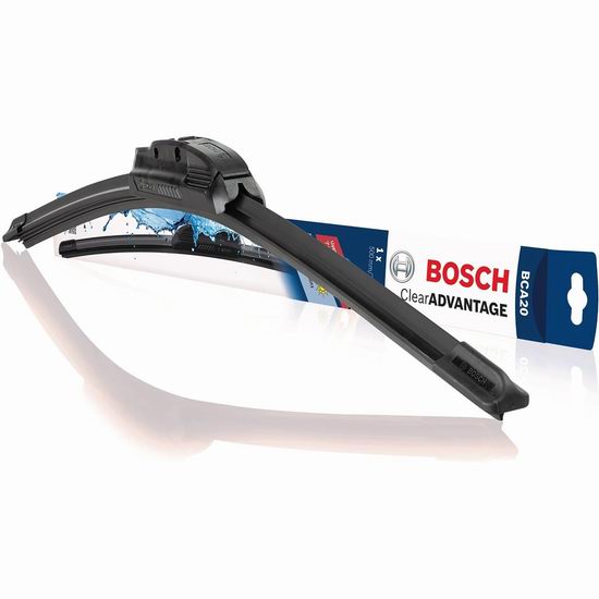  Bosch 博世 Clear Advantage  汽车前档玻璃 雨刷/刮水器/雨刮器3.7折 11.86加元！13/19/26英寸可选！