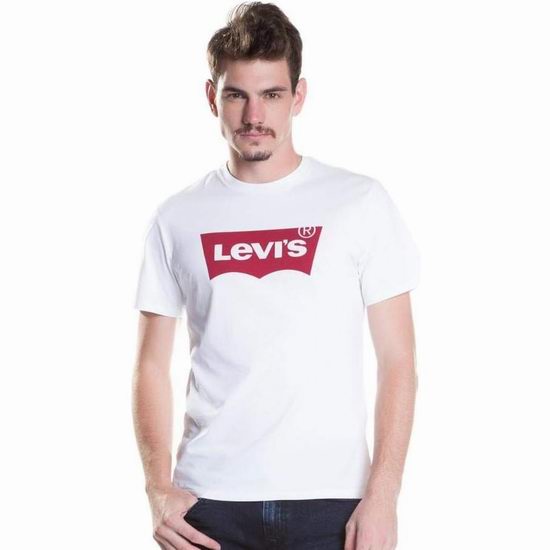  白菜速抢！历史新低！Levi's 李维斯 男式经典纯棉短袖T恤2.8折 9.98加元！