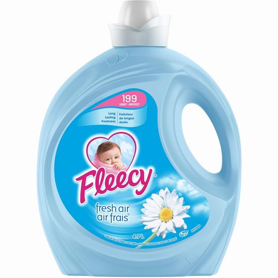  历史新低！Fleecy 液体衣物柔顺剂（1.47升）5.4折 7.57加元！
