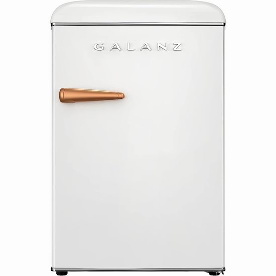  历史新低！Galanz 格兰仕 GLR25MWER27 2.5 Cu.Ft 高颜值复古迷你冰箱6.6折 199加元包邮！