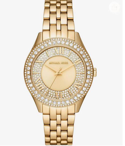  Michael Kors Harlowe 女士密镶水晶手表 270.68加元（官网原价 425加元）