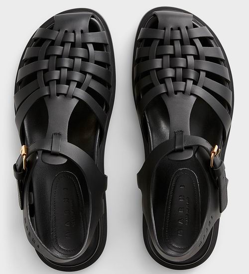  MARNI 女式哑光皮革渔夫凉鞋 699.99加元（原价 1165加元，36/39/40码）