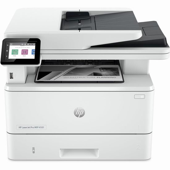  HP Laserjet Pro MFP 4101fdw 惠普无线黑白激光打印机7.6折 469.99加元包邮！