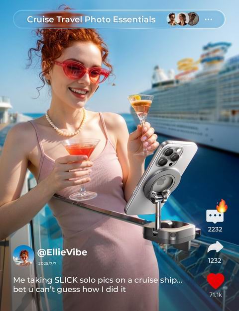  LISEN MagSafe 超强承重 通用iPhone手机支架 20.39加元（原价 23.99加元）