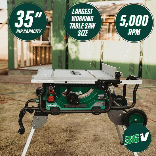  历史新低！Metabo C3610DRJQ4 HPT 36V MultiVolt™ 10英寸台锯4.1折 324加元包邮！