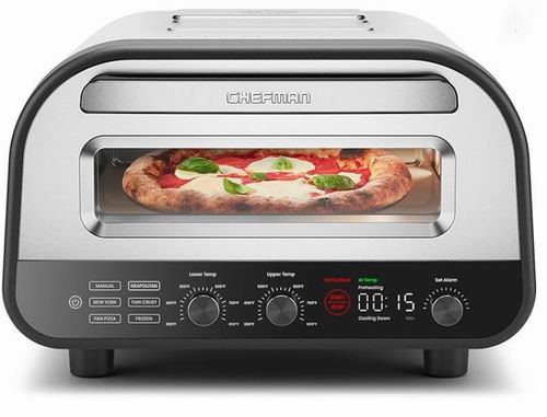  史低价！CHEFMAN 12英寸室内披萨烤箱 319.99加元（原价 399.99加元）
