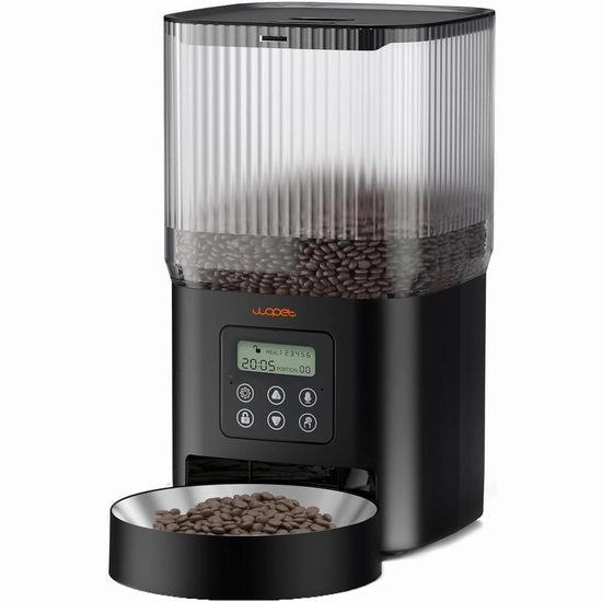  白菜价！WOPET 4升量 全自动宠物猫狗喂食器3.7折 40.99加元包邮！