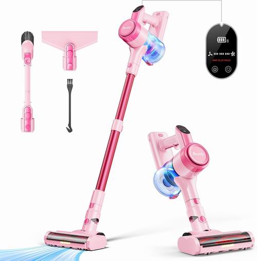  史低价！Dezkly 23Kpa 300W  8合1轻型无绳吸尘器 99.99加元（原价 149.99加元）！3色可选