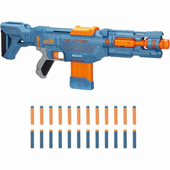  白菜价！历史新低！NERF Elite 2.0 泡沫海绵玩具枪3.3折 15加元！