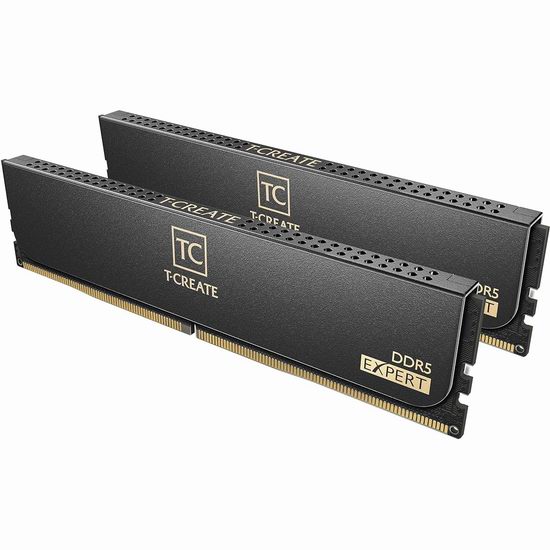  历史新低！TEAMGROUP T-CREATE DDR5 6000MHz 32GB (2 x 16GB) 台式机内存条7.8折 116.99加元包邮！