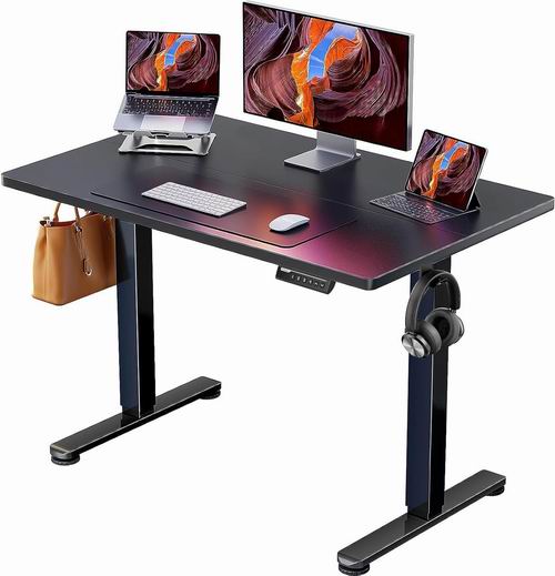  史低价！ErGear 40 x 24 英寸 可调节高度电动办公桌 149.99加元（原价 199.99加元）！多色可选