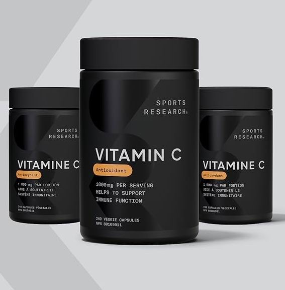  Sports Research  非转基因 维生素C 1000mg  26.96加元（原价 44.81加元）