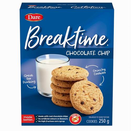  Breaktime 巧克力曲奇饼干250克 1.48加元