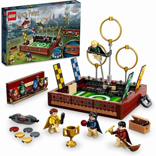 历史新低！LEGO 乐高 76416 哈利波特 魁地奇球赛盒（599pcs）6.6折 55.77加元包邮！