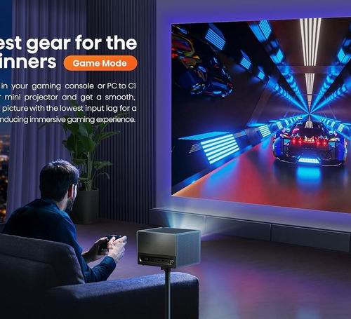  史低价！Hisense 海信 C1 4K UHD 三色 RGB 激光便携式迷你投影仪 1798加元（原价 2297.98加元）