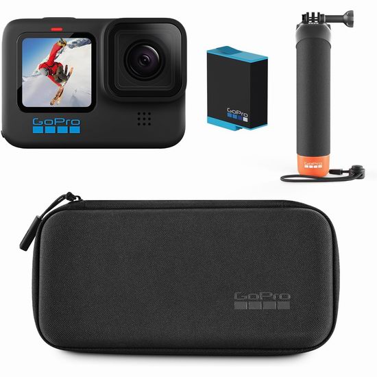  历史新低！GoPro HERO10 Black Vlog神器 运动相机超值套装 249.99加元包邮！支持5.3K 60fps录制！
