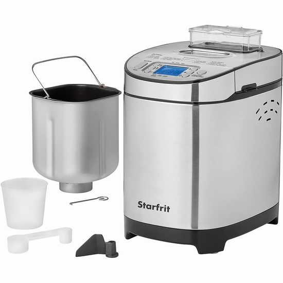  Starfrit 13合一 全自动面包机6.6折 99.99加元包邮！