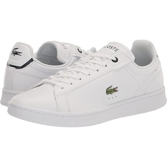  Lacoste 法国鳄鱼 Carnaby 男式真皮运动鞋6折 89.99加元包邮！2色可选！无需会员！
