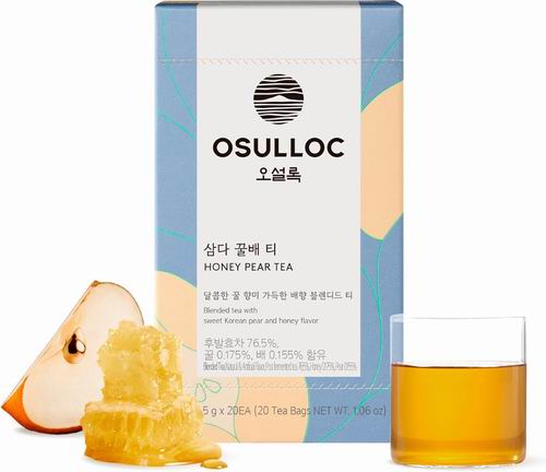 OSULLOC 蜂蜜梨水果味茶20袋 10.79加元（原价 19.99加元）