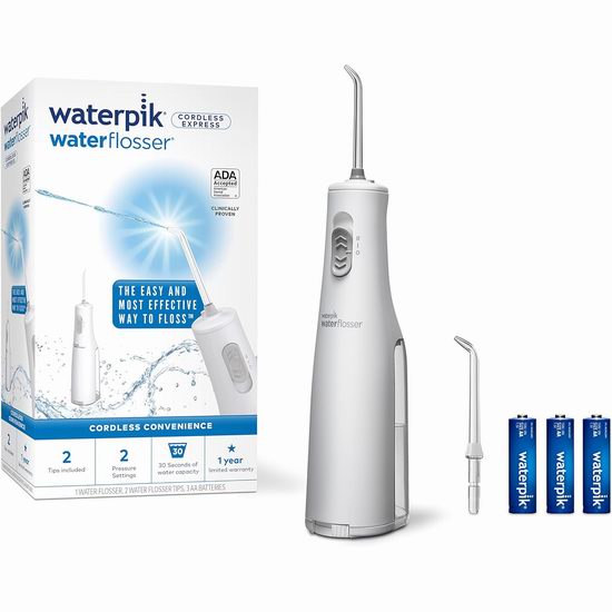  Waterpik WF-02 洁碧 无绳冲牙器/水牙线7.7折 44.98加元包邮！