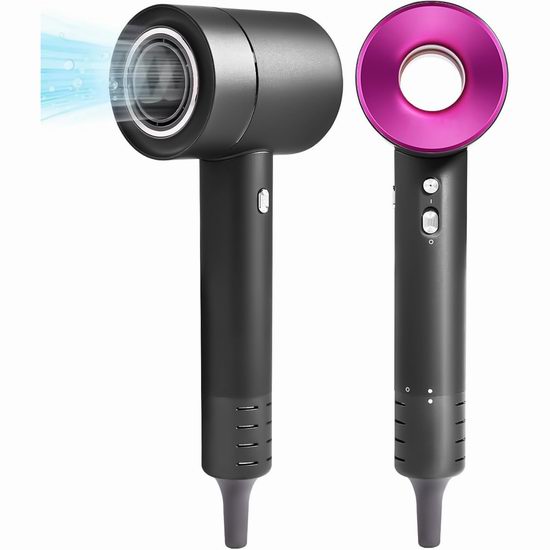  历史新低！ZTOZ 1600W 11万转 专业负离子高速吹风机5.5折 30.24加元包邮！2色可选！
