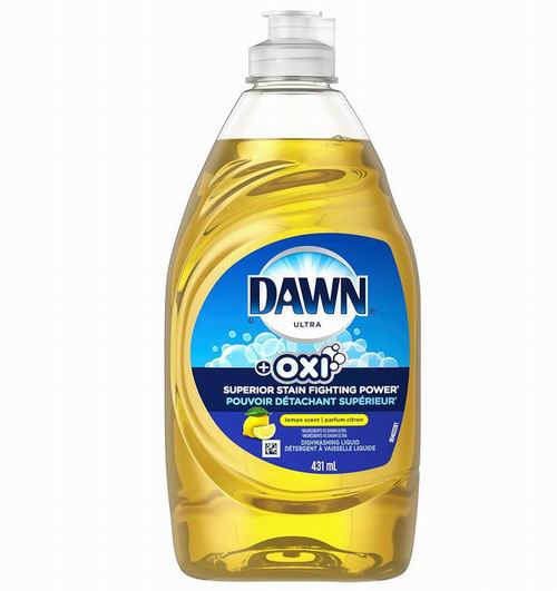  白菜价！Dawn Ultra Oxi  柠檬香味 洗洁精431毫升 1.87加元（原价 2.99加元）