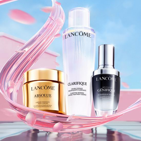  最后一天！Lancome兰蔻七夕大促，指定款单品及超值装5折起+满送最高价值160加元大礼包！抢菁纯超值装、极光水、小黑瓶、百肽霜、发光眼霜、菁纯唇膏！