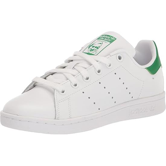  白菜价！历史新低！adidas Originals Stan Smith 男女同款绿尾小白鞋（4码/36码）2.6折 32.96加元！