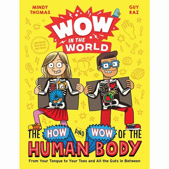  超级白菜！儿童益智读物《Wow in the World 令人惊叹的世界：人体的奥秘与惊奇》精装版2.1折 6加元！