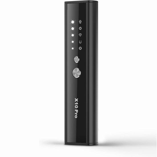  历史新低！YPMEW X10 Pro 专业防针孔录像/窃听/GPS跟踪 全功能探测器5折 34.99加元包邮！