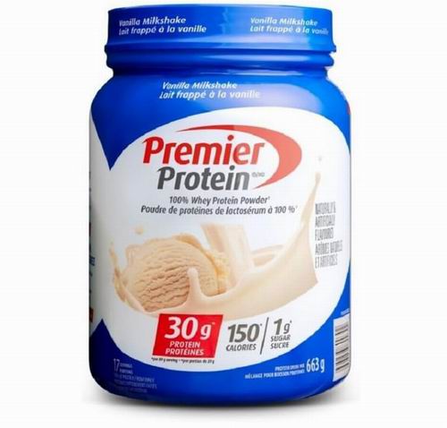  Premier Protein 100%乳清蛋白粉  香草味 生酮饮食 不含麸质 22.78加元（原价 29.97加元）