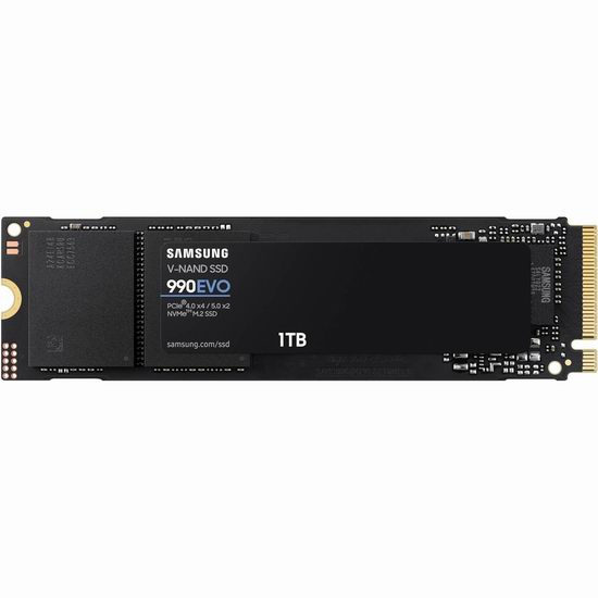  Samsung 三星 990 EVO SSD 1TB 固态硬盘 99.97加元（原价 139.99加元）