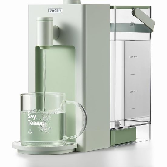  BUYDEEM 北鼎 S9013 3L 浅杉绿即热饮水机 219.99加元（原价 259.99加元）！2色可选