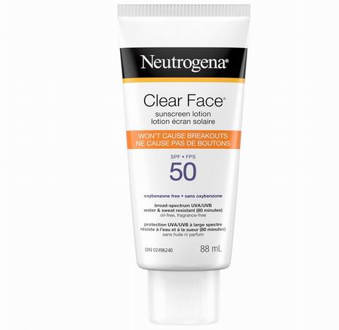 Neutrogena 露得清净颜防晒霜SPF50  15.17加元（原价 17.84加元）