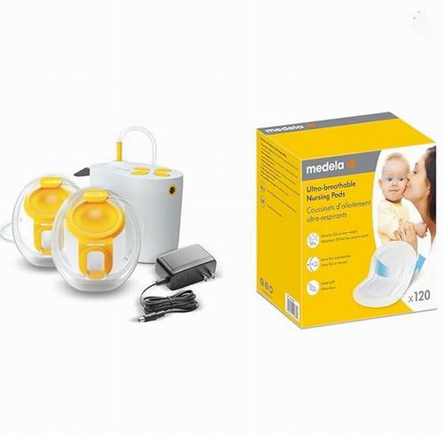  Medela Pump in Style 穿戴式吸乳器+护理垫120片套装 159.07加元（原价 266.98加元）