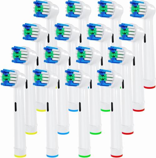  白菜价！LinFrey Oral B 替换牙刷头16件套 7.45加元（原价 11.49加元）