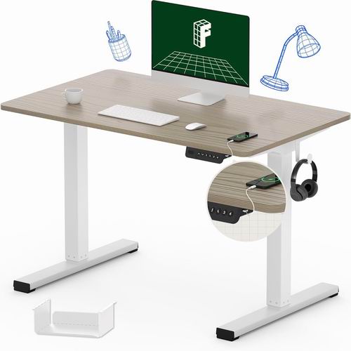  史低价！FLEXISPOT 40英尺电动升降桌/电脑桌 199.99加元（原价 269.99加元）