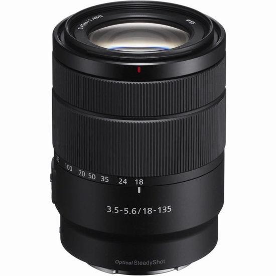  超级白菜！历史新低！Sony 索尼 SEL18135 APS-C 画幅E 18-135mm F3.5-5.6 E卡口 高画质变焦镜头2.2折 169.45加元包邮！