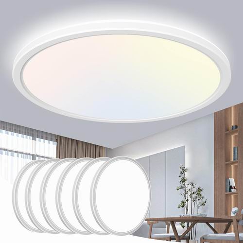  史低价！zemty 12英尺 28W 3200lm LED 嵌入式吸顶灯 6件套 83.04加元（原价 112.99加元）！每件13.84加元