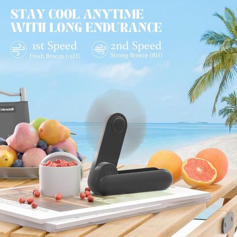  史低价！JSQBD 2合 1迷你手持风扇 12.79加元（原价 17.39加元）！多色可选