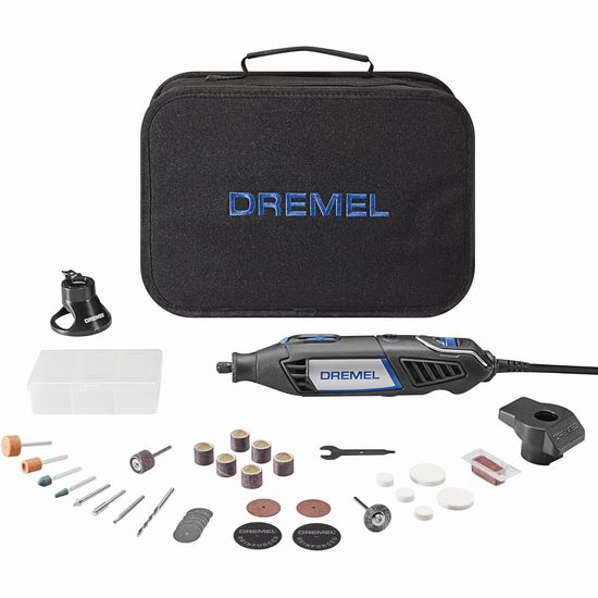  历史新低！Dremel 琢美 万能神器 4000-2/32 变速电磨工具套装7折 89.99加元包邮！