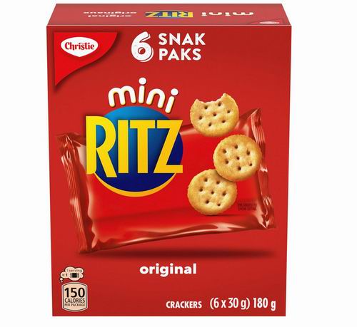  Ritz 迷你饼干180g克 1.84加元（原价 1.94加元）