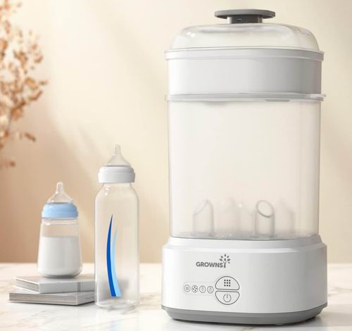  史低价！GROWNSY 电动奶瓶消毒器+烘干机5.5折  55.47加元（原价 99.99加元）