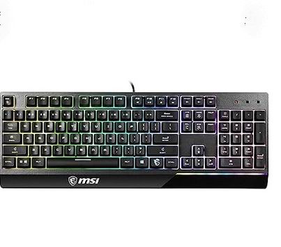  史低价！MSI 背光 RGB防鬼影防水机械游戏键盘 34.99加元（原价 69.99加元）