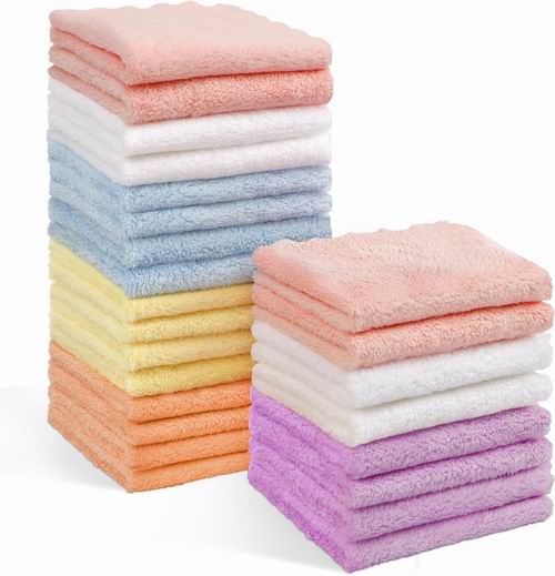  Orighty   7 x 9英尺 婴儿超细纤维珊瑚绒毛巾24件 12.74加元（原价 14.99加元）