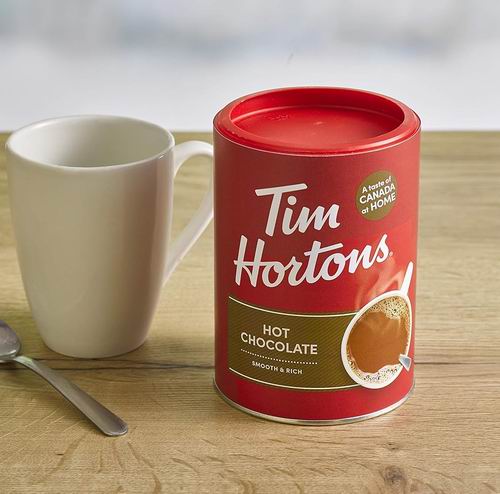  Tim Hortons  原味热巧克力粉混合 500克 4.74加元（原价 6.49加元）
